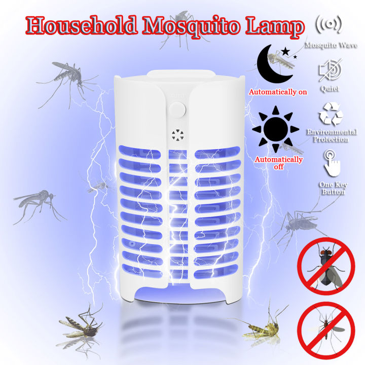 US LED Socket Electric Mosquito Killer Lights Fly Bug Insect Trap Night Lamp