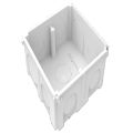 Polycrome  Universal Sunk Box White Colour Mounting Box – Universal Type (86 x 86 x 40). 