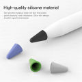Replacement Tips Cover for Apple Pencil 1/2 Soft Silicone Material Stylus/Touch-Pen Nib Protector. 