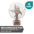 NIPPON 12INCH RECHARGEABLE FAN- MODEL NPN-10RC. 