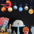 Space Themed Birthday Part ations 10 Pcs Solar System Hanging Ornaments Outer Space Party Planets Supplies Star Decor Rocket Themed Party Supplies. 