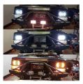 LED Headlights, 5x7 inch Square LED Headlamp with Arrow Angel Eyes DRL Turn Signal Light Replaces H6054 H5054 H6054LL 69822 Fit Trucks Jeep Wrangler XJ YJ Sedans GMC Smoke lens. 