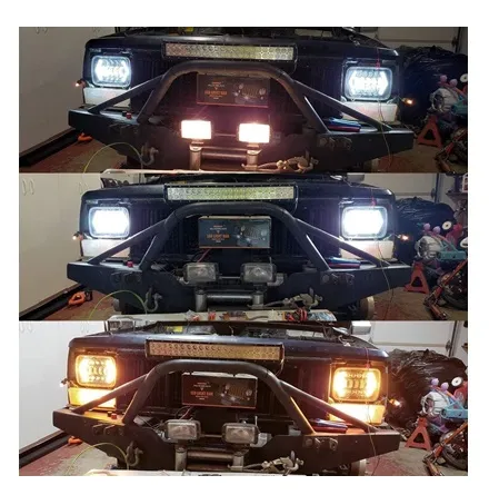LED%20Headlights,%205x7%20inch%20Square%20LED%20Headlamp%20with%20Arrow%20Angel%20Eyes%20DRL%20Turn%20Signal%20Light%20Replaces%20H6054%20H5054%20H6054LL%2069822%20Fit%20Trucks%20Jeep%20Wrangler%20XJ%20YJ%20Sedans%20GMC%20Smoke%20lens%20-%20Image%208