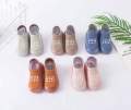 2021 Autumn Baby Toddler First Walking Sock Shoes Girls Boys Soft Sole Non Slip Cotton Breathable Lightweight Slip-on Sneakers. 