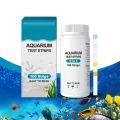 100PCS Water Test Strips Fish Tank Testing Strips Aquarium Testing Strips For Total Hardness Nitrite Nitrate Carbonate PH. 