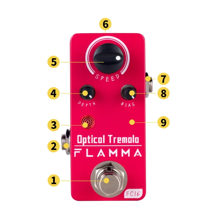FLAMMA%20FC16%20Optical%20Tremolo%20Guitar%20Effects%20Pedal%20Classic%20Optical%20Tremolo%20Effect%20Guitar%20Effects%20Pedal%20Compact%20Size%20True%20Bypass%20Circuit%20-%20Image%207