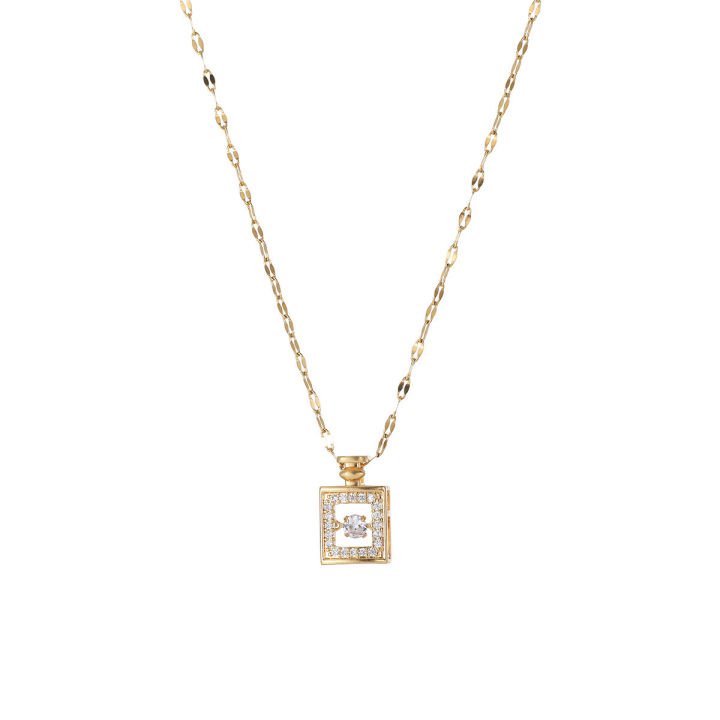 Smart%20Perfory%20Bottle%20Titanium%20Steel%20Women's%20Light%20Fashion%20Commuting%20Rose%20Gold%20Clavicle%20Chain%20Elegant%20Copper%20Hanging%20-%20Image%205