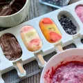 Silicone 3/8 Cavity Ice Cream Molds, Popsicle Mold, Can Reuse, Ice Cream Mold, Easy Disengage The Mold, Applicable To Home-made Popsicles, DIY Popsicle Mold. 