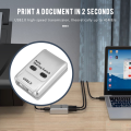 USB 2.0 Auto Sharing Switch 2 Port HUB Adapter Switcher for 2 PC Printer USB Switch Devices Support. 