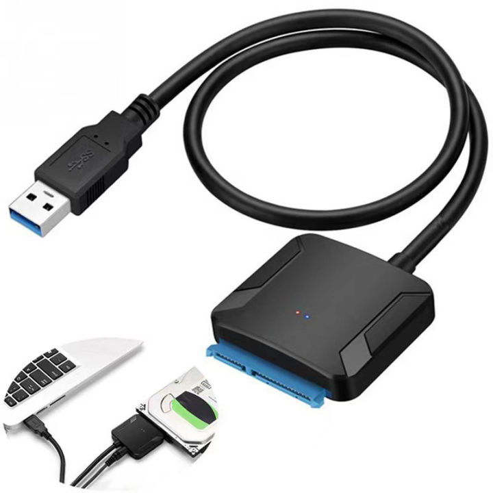 Usb%203.0%20A%20Type-C%20To%20Sata%20Cable%20Sata%20Iii%20Hard%20Drive%20Adapter%20Converter%20For%203.5/2.5%20Inch%20External%20Hdd%20Ssd%2012v/2a%20Power%20Adapter%20-%20Image%202