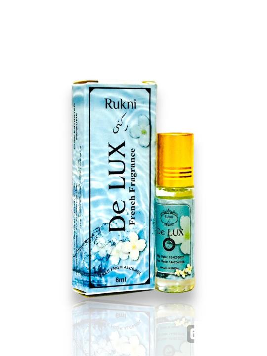 Rukni Delux Fragrance Perfume - 6ml Long Lasting Attar Perfume Oil