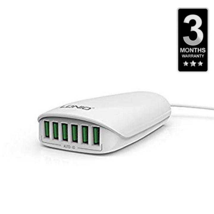 Ldnio 6 Power Socket - White