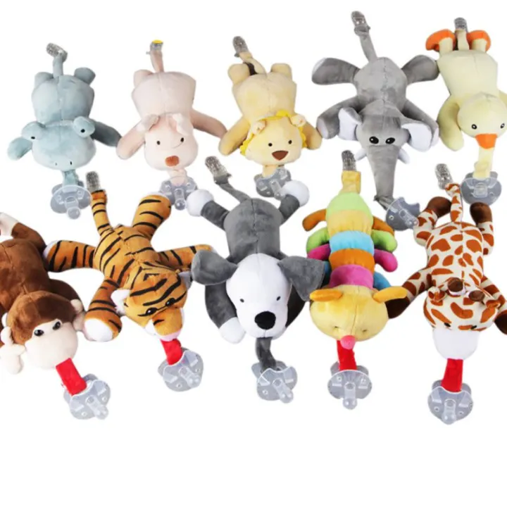 Baby%20pacifier%20holder%20hanging%20removable%20plush%20animal%20doll%20toy%20infant%20girl%20boy%20Soothie%20pacifier%20and%20teether%20holder%20with%20clip%20-%20Image%207