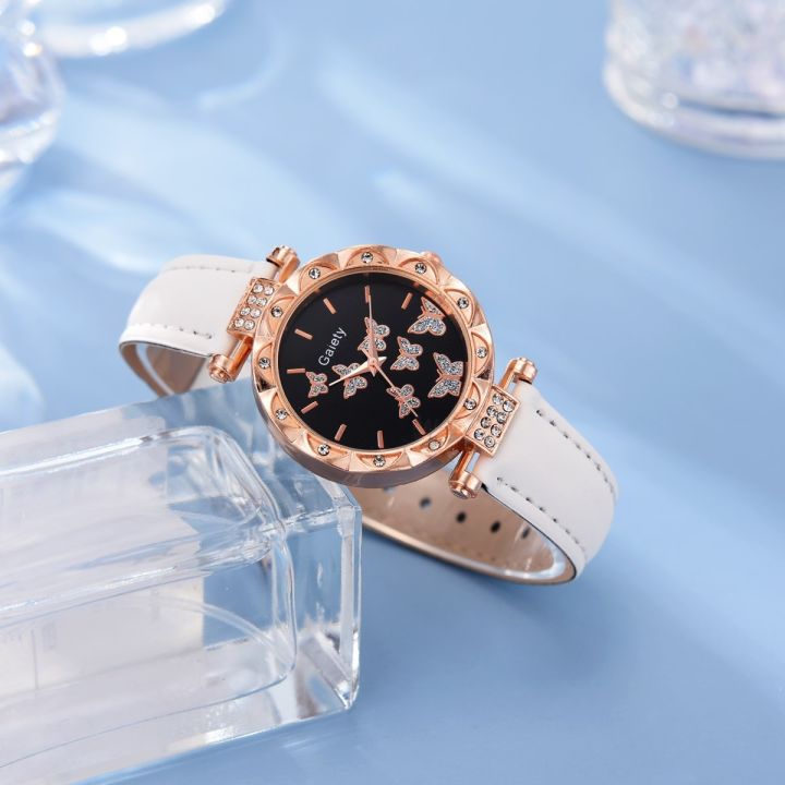 %E3%80%90Low%20price%E3%80%91Fashionable%20New%20design%20Cute%206pcs%20Butterfly%20Bracelet%20Set%20Watches%20Women%20Watch%20For%20Girls%20Luxury%20Stylish%20-%20Image%205