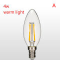 E14 4W Retro Edison LED Filament Bulb Lamp AC180-240V Light Glass Bulb New. 