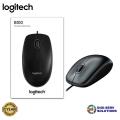 Logitech B100 USB Optical Mouse (Black). 