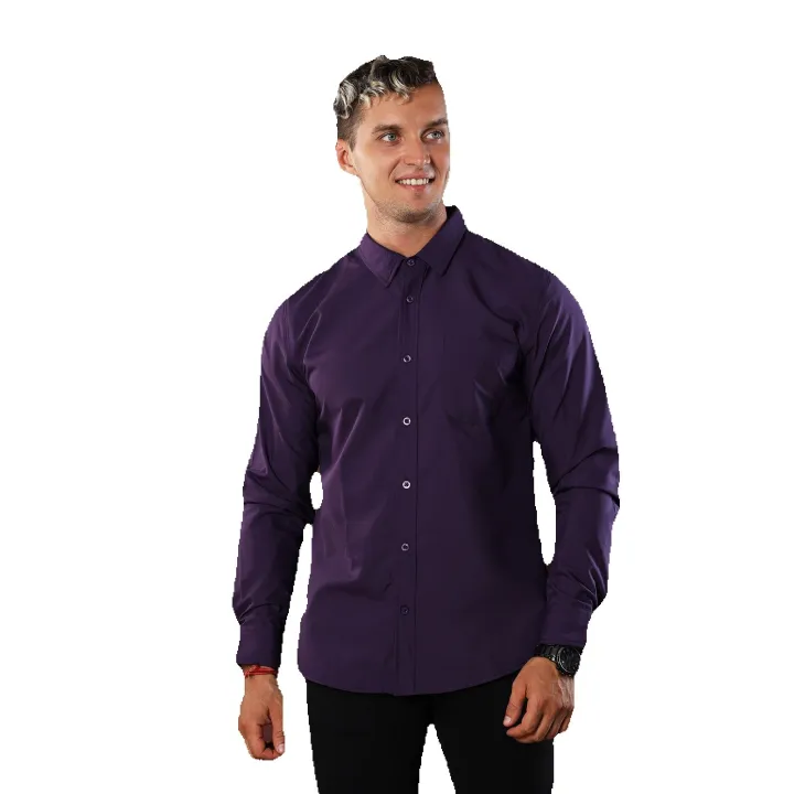 Purple Party Wear Shirt