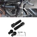 M8 Motorcycle Foot Pegs 90 Degree Foldable Footpegs CNC Anti-Skid Footrest Universal for. 