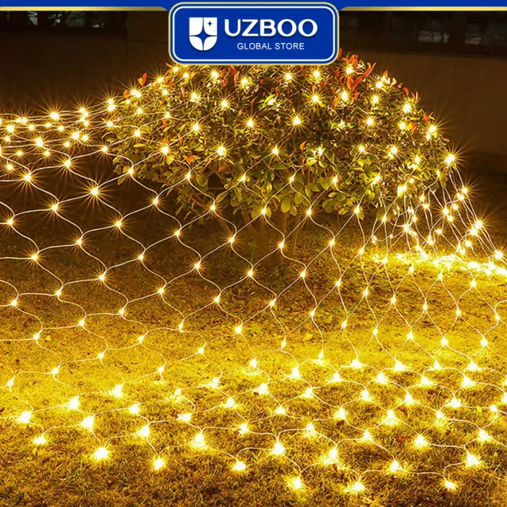 UZBOO%20220V%20String%20Lights%C2%A0Outdoor%20Christmas%20Net%20Lights%20LED%20Mesh%20String%20Light%20Connectable%20Light%20for%20Garden%20Tree%20Bushes%20For%20Holiday%20Wedding%20Party%20Decorations%20Bedroom%20Indoor%20Outdoor%20Decor%20-%20Image%207
