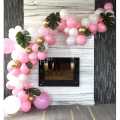50 Pcs Pink Gold White Balloon Garland Arch Accessories, for Pink Theme Party Decoration, Weddings, Baby Shower, Birthday Graduation Anniversary Bachelorette Party Background Decorations Party Supplies  or Arch Décor - Helium Quality. 
