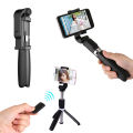 Bluetooth Selfie Stick Tripod Smartphone Tripod With Detachable Remote Holder. 