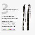 2qty White Waterproof 30CM Bar Light 5050 20modes Car LED Knight Rider lights LED Strip Scanner Lighting. 