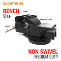 Bench vice 3" inch maximum clamp width medium duty GS OPTIMUS brand bench vise vice 75mm. 