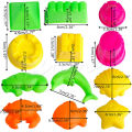 Nice 6pcs/set Pyramid Sand Castle Clay Mold Building Model Beach Toys For Kids Child Baby W15. 
