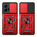 Quiberk for Xiaomi Redmi Note 12 4G Phone Case Slide Camera Cover Magnetic Kickstand Hard Shockproof Armor Back Casing. 