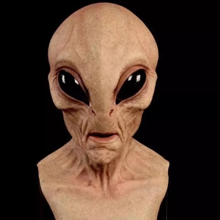 Alien Latex Mask Halloween Popular Terror Full Face Mask Headcover Men Women Masquerade