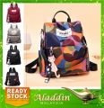 Aladdin Qiyibei Oxford Shopping Teenage Backpack Travel Casual Bag Student Scool Beg 4P3. 