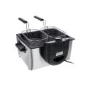 Sokany Electric Deep Fryer with Basket, Small Fryer for Home Use 5 Liter, Lid with Viewing Window, Adjustable Temperature, Stainless Steel. 