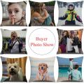 door stopper rubber Custom Photos Cushion Covers DIY Logo Personalized Pillowcase Family Photos Printing Pillow Cover Baby Kids Wedding Pets Photos. 