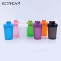 Safe Sports Bottle 400ml Protein Shaker Bottle with Mixing Ball Leak-proof Sport Blender Bottle Lightweight Plastic Shaker Shaker Cup. 