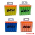 24 Pcs Refill Soft Bullets Dart Pack for Toy Soft Bullet Guns – Compatible with Nerf Blasters – Safe Foam Darts for Kid. 