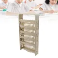 Deskside Bookshelf 5 Tier Book Rack Large Compact Sturdy Storage Bookshelf. 