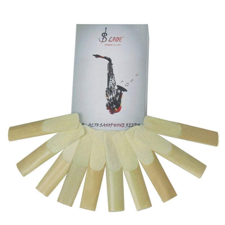 High Quality Reeds Sax High Grade Alto Saxophone Reeds Strength 2.5, 10pcs/ Box - 1# | Daraz.lk