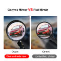 Geepact 2 PCS Bicycle Mirror Rearview Mirror Handlebar Rearview Wide Angle 360°Rotate Looking Glass Universal Cycling  Rear View Mirror  for Bike Scooter Motorcycle. 