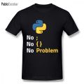 Computer Programming Language Python T Shirt Design For Code Programmer Homme Tee Shirt Crewneck Camiseta. 