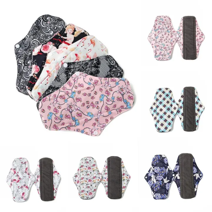 LUCKY%20Hygiene%20Pads%20Waterproof%20Bamboo%20Charcoal%20Washable%20Sanitary%20Pad%20-%20Image%208