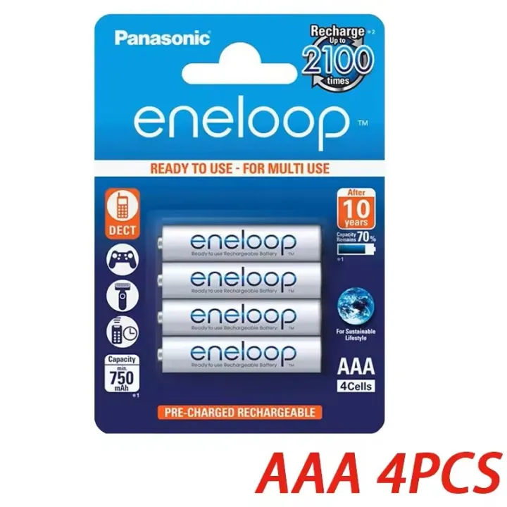 PANASONIC%20Eneloop%20Original%20AA%20/%20AAA%20Rechargeable%20Battery%201.2V%201900mAh%20750mAh%20Pre-Charged%20NiMH%20Battery%20for%20Flashlights,%20Cameras,%20and%20Toys%20-%20Image%202