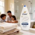 Dove Deeply Nourishing Body Wash 450ml Bottle -0% Sulfate SLES- (Made in Germany). 