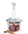 Manual Vegetable Chopper/ Manual Food Processor (hand use). 