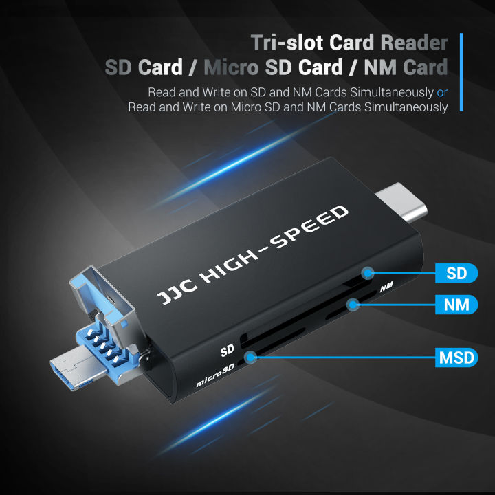 JJC%20USB%203.0%20Card%20Reader%20for%20NM%20Card%20Nano%20Memory%20Card,%20SD,%20SDHC,%20SDXC,%20microSD,%20microSDHC,%20microSDXC,%20Support%20Windows%2010/8.1/8/7/XP/Vista,%20MacOS,%20Chrome,%20Linux%20Sytem%20-%20Image%202