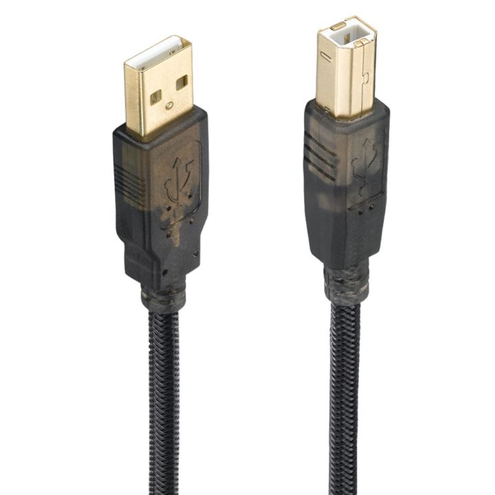 Bochara Nylon Braided Usb 2.0 Printer Cable Type A To Type B M/m Foilbraided Shielded 1.8m 3m 5m 7.5m
