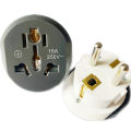 1PCS EU Plug Adapter Universal 16A USto EU converter Socket AU US UK CN To EU. 