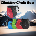 New Drawstring Rock Climbing Chalk Outdoor Climbing Chalk Bag Bag Drawstring Closure For Bouldering Gymnastics Gym. 