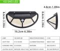 Solar Lights Outdoor 102 LED Solar Outdoor Lights Floodlight Lights 180° Wide Angle, Modern High Efficient Sensitive Motion Solar Wall Lights IP65 Waterproof Security Lights for Front Door Patio. 