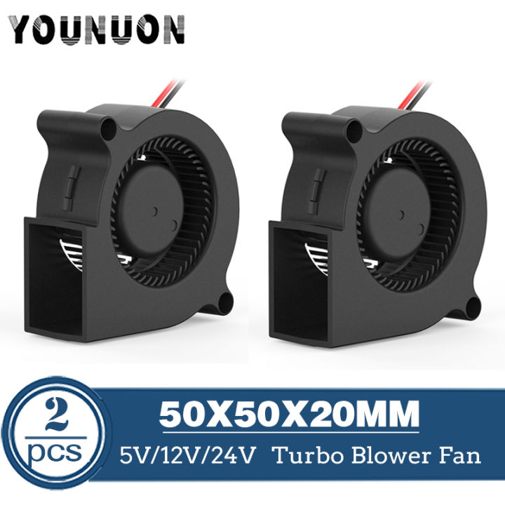 5020 Blower 24V 12V 5V Centrifugal Turbine Fan 3D Printer Fan 50mm 5020 Turbo blower 24V 12V 5V Sleeve Cooling Fans