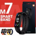 M7 Band Sports Smart Bracelet - Fitness Tracker Heart Rate Monitor Smart Watch for All Mobile (Features M4, M5, M6, 116 Plus, D13, Y68, D20, F8, W34, i7 Pro Max) 177440162 High-Five LK. 